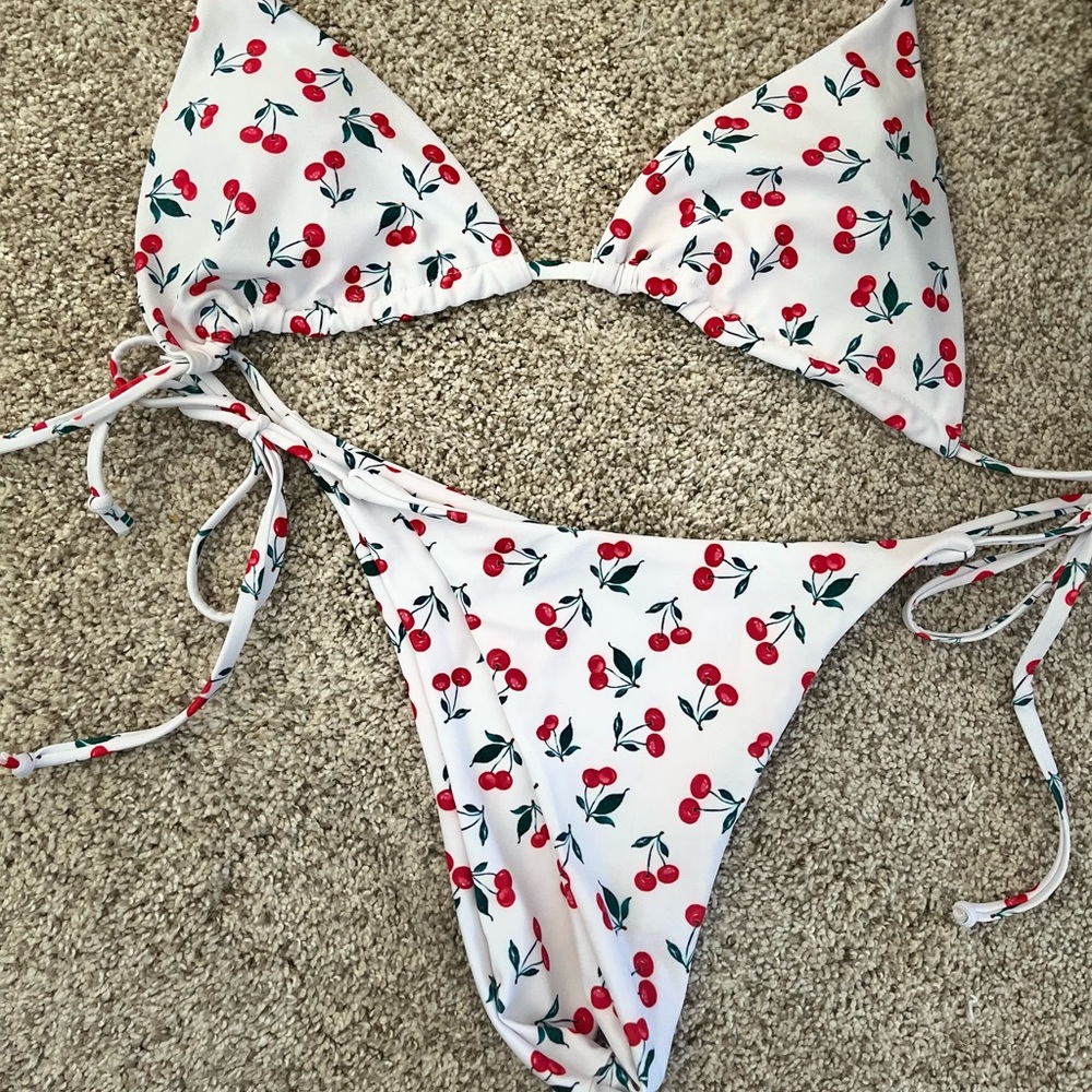 SHEIN Cherry Bikini